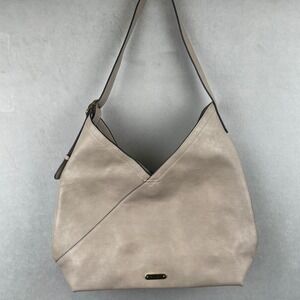 CLUCI Taupe Vegan Leather Luxury Hobo Bag Removable Pouch Gold Hardware Large